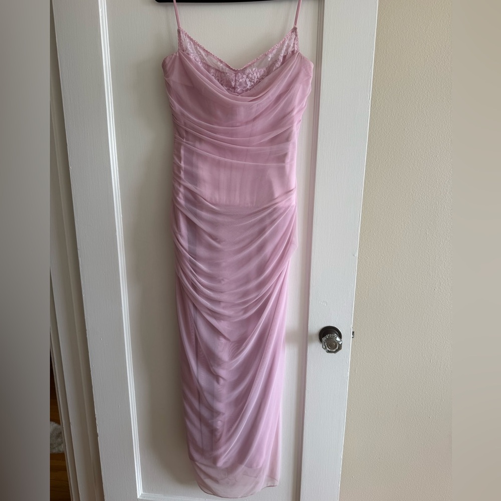 House of CB Nalini Mesh Corset Dress - Picture 2 of 8